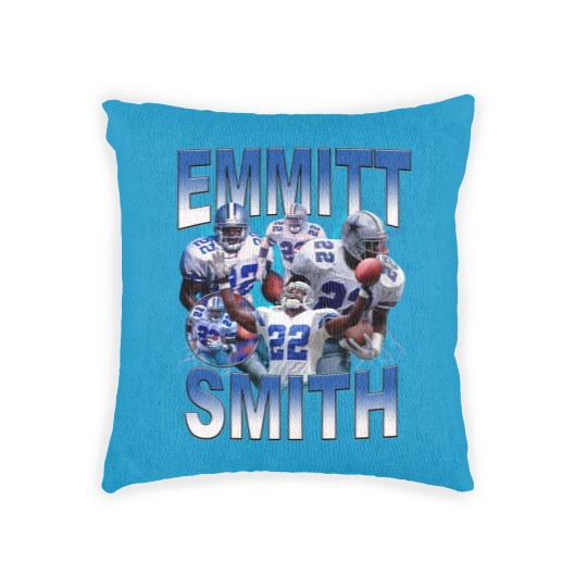 Discover Vintage 90s Graphic Style Emmitt Smith Woven Pillows, Emmitt Smith Woven Pillows, Sport Woven Pillows