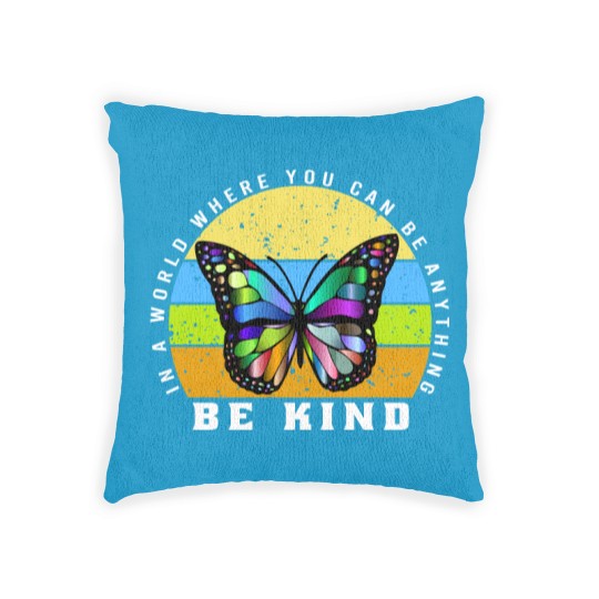 Discover In a world where you can be anything be kind - Be Kind - Woven Pillows