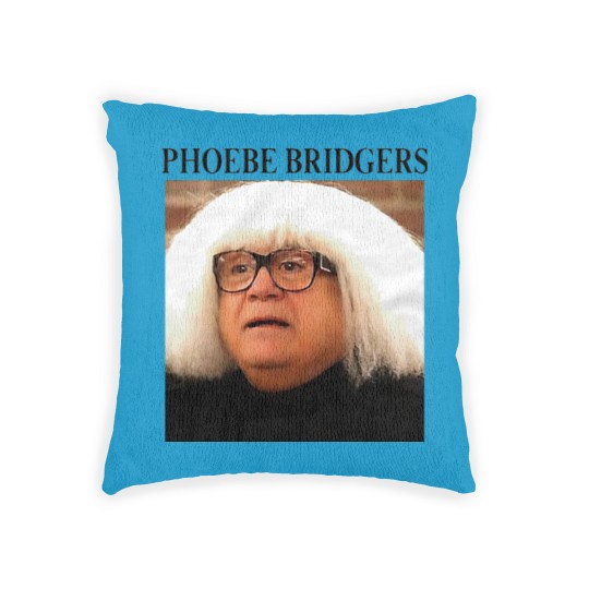 Discover Danny Devito Phoebe Bridgers Woven Pillows, Pheobe Bridgers Danny Devito Woven Pillows