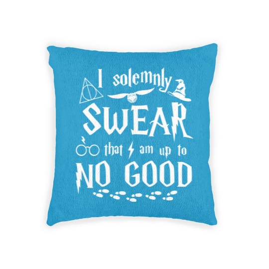 Discover Up To No Good Woven Pillows I solemnly swear that i am up to no good