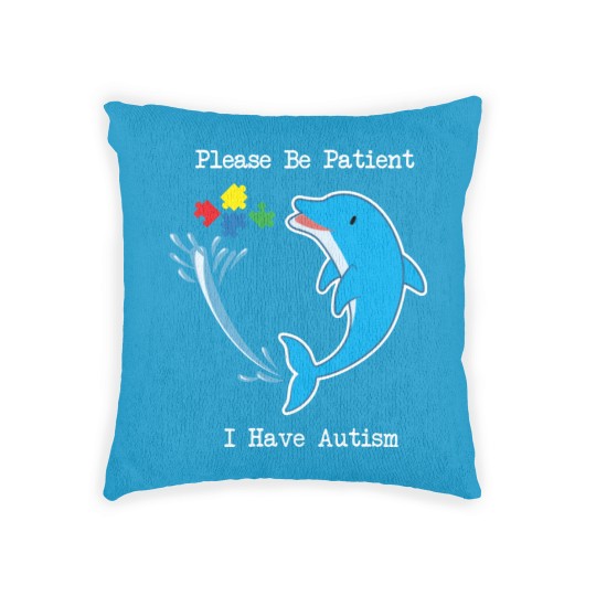 Discover Please Be Patient I Have Autism Classic Woven Pillows Woven Pillows