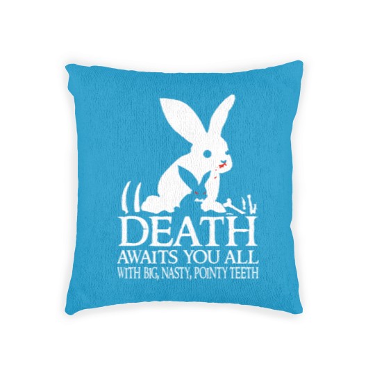 Discover Tim the Enchanter - Death awaits you all Woven Pillows