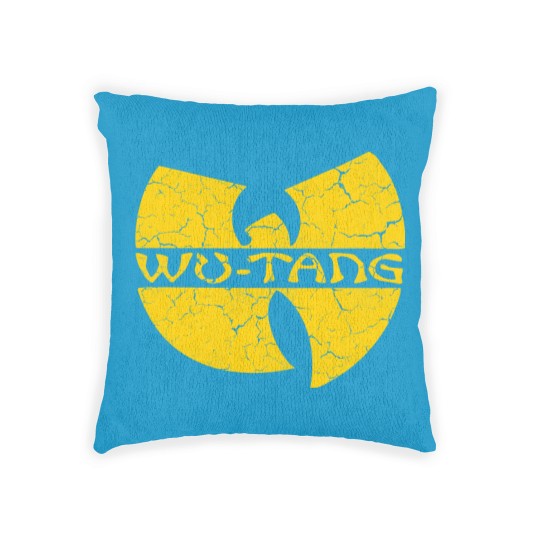 Discover Wutang with Text - Grunge - Wutang - Woven Pillows