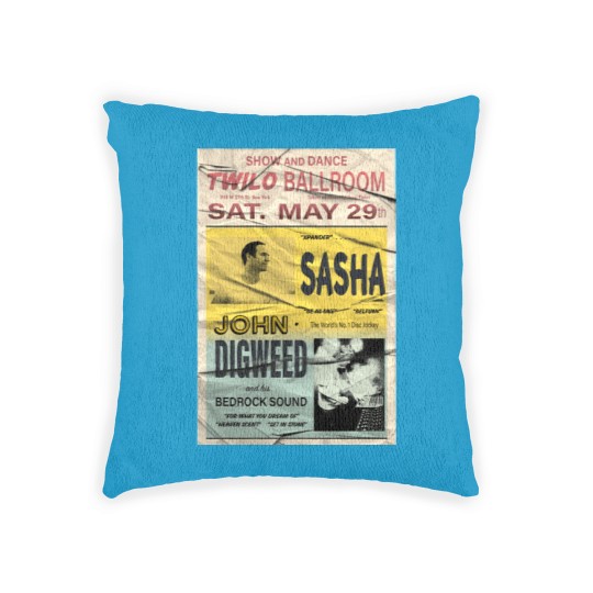 Discover Sasha and John Digweed Twilo Retro Woven Pillows