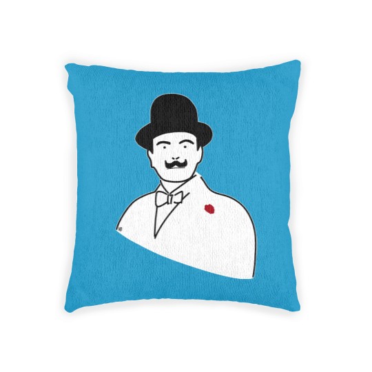Discover Hercule Poirot Agatha Christie - Hercule Poirot - Woven Pillows
