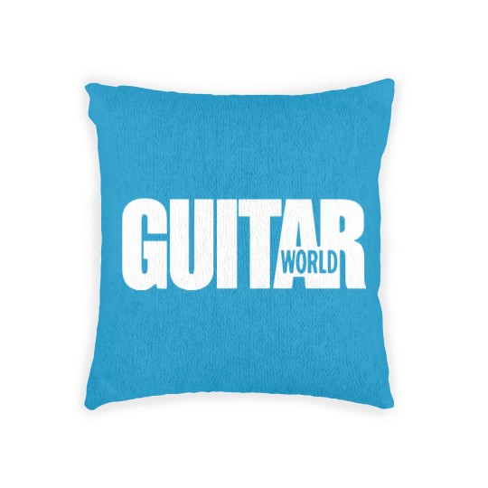 Discover Guitar World Woven Pillows