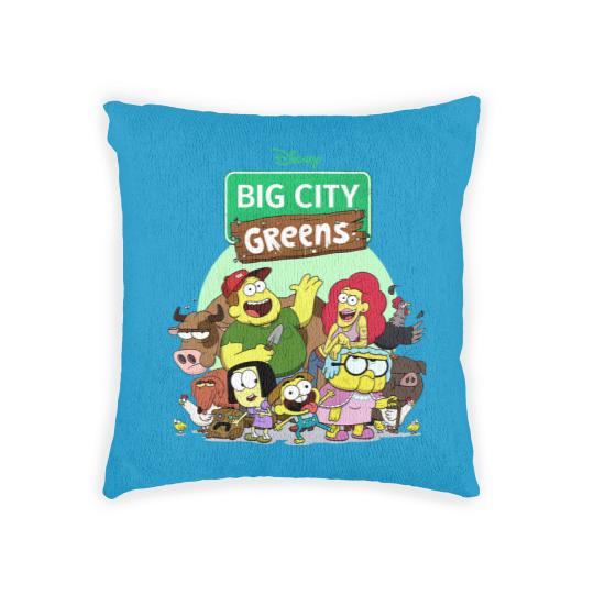 Discover Big City Greens Woven Pillows Big City Greens Family Woven Pillows Cricket Green Tilly Green Bill Green Woven Pillows