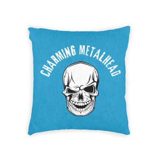 Discover Charming Metalhead Woven Pillows
