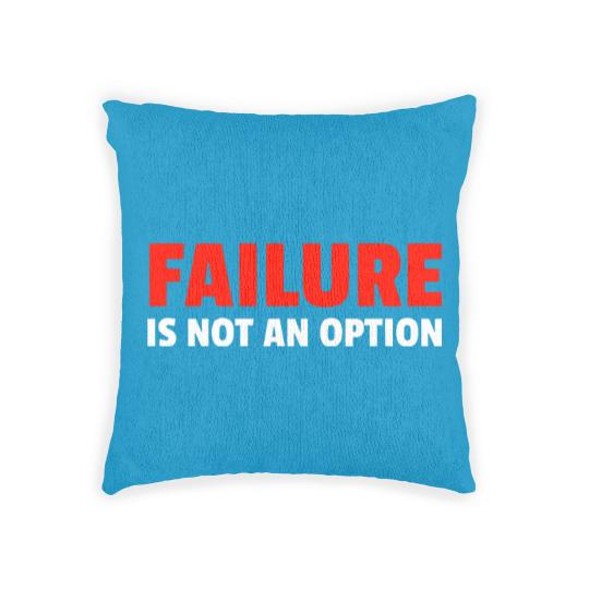 Discover Failure Is Not An Option Woven Pillows