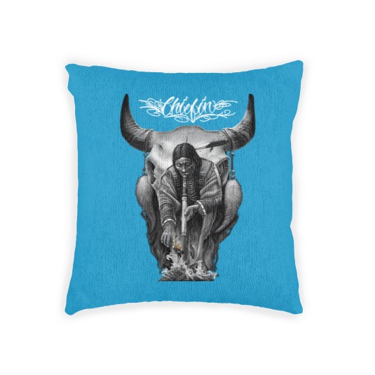 Discover david gonzales art chiefin Woven Pillows