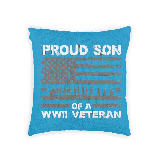 Discover Proud Son Of A Wwii Veteran Woven Pillows For Men Woven Pillows