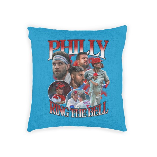 Discover Philly Ring The Bell Woven Pillows, Jose Alvarado Bryce Harper Woven Pillows