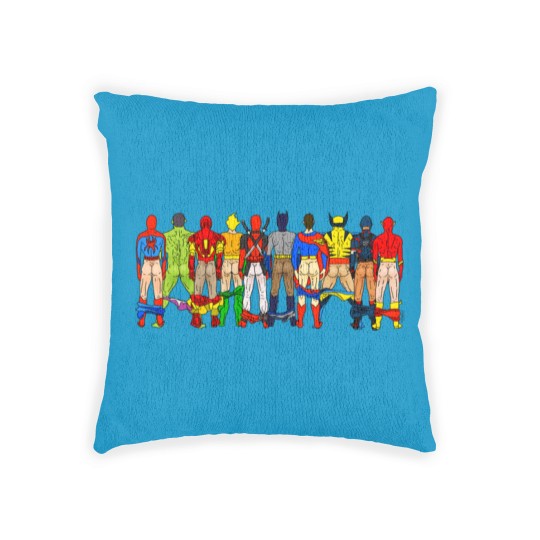 Discover Superhero Butts LV Woven Pillows