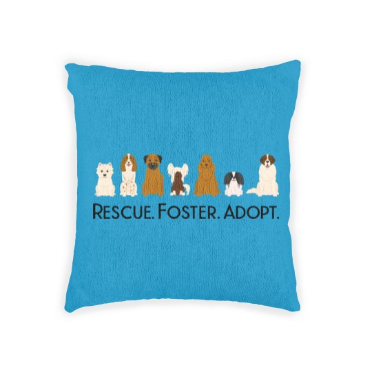Discover Rescue Foster Adopt Dogs - Dogs - Woven Pillows - Dog Lover Woven Pillows, Classic Woven Pillows