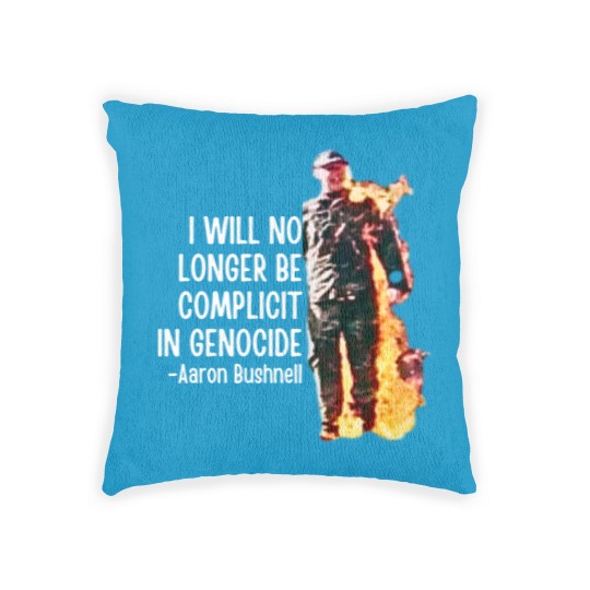 Discover Aaron Bushnell, Us airman - Aaron Bushnell Woven Pillows
