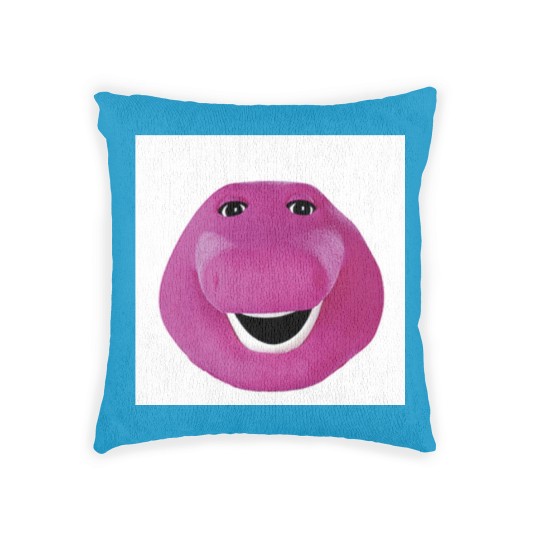 Discover Barney Face Woven Pillows