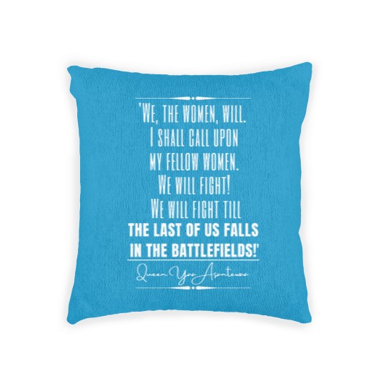 Discover Yaa Asantewaa Historical Quote Woven Pillows
