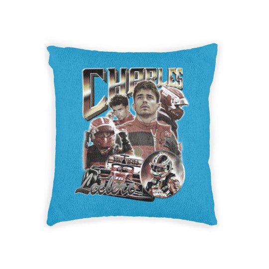 Discover Charles Leclerc 90s Vintage, Charles Leclerc Bootleg Woven Pillows, Charles Leclerc Woven Pillows