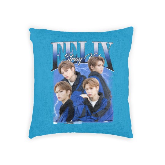Discover Vintage Stray Kids Felix Lee Woven Pillows