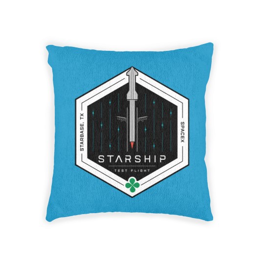 Discover Starship Test Flight Starbase Tx Spacex Woven Pillows
