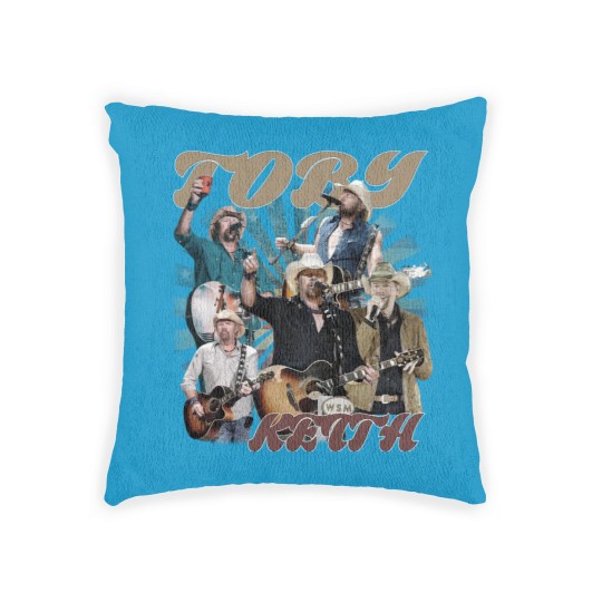 Discover Toby Keith Vintage Woven Pillows, Toby Keith Country Music Woven Pillows, Memorial Toby Retro