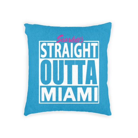 Discover Straight Outta Miami Woven Pillows