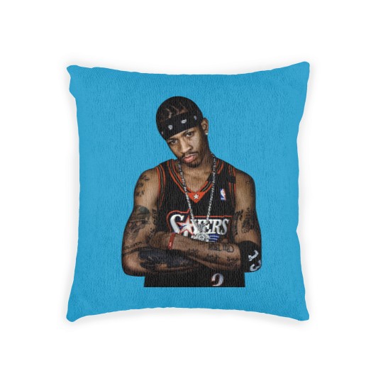 Discover Allen Iverson Woven Pillows, Rare The Answer Rap Woven Pillows Vintage Style Graphic Print