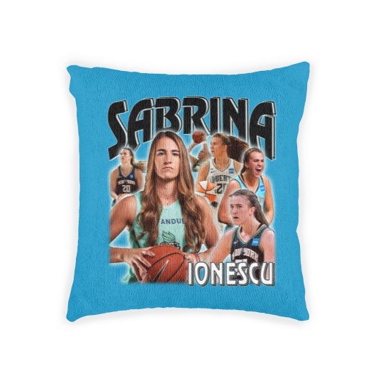 Discover Sabrina Ionescu Woven Pillows, Vintage x Bootleg Style Rap Woven Pillows Retro Woven Pillows, Christmas Gifts