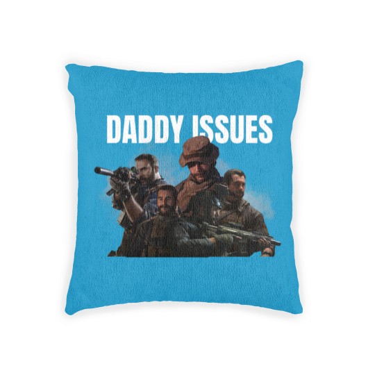 Discover Captain Price Daddy Issues Call of Duty Woven Pillows