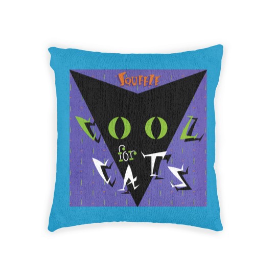 Discover Squeeze Cool For Cats Cool Cats Purple Green Woven Pillows