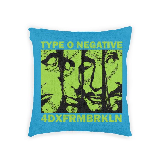 Discover Type O Negative World Coming Down Album Cover Woven Pillows, Hard Rock Music Woven Pillows