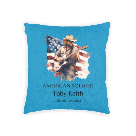 Discover Toby Keith American soldier Woven Pillows