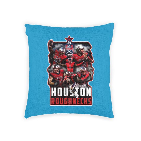 Discover Houston Roughnecks Woven Pillows