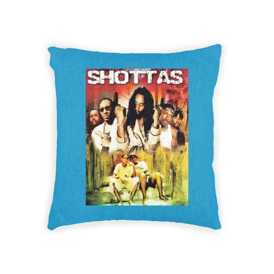 Discover Shottas Jamaican Crime Gangsta Movie Woven Pillows