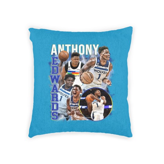 Discover Anthony Edwards Graphic Woven Pillows, Basketball Woven Pillows