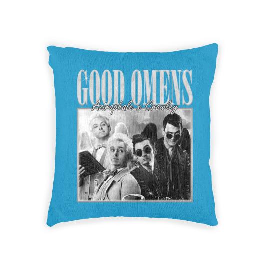 Discover Good Omens Movie Woven Pillows, Aziraphale 2023 Movie Bootleg Woven Pillows