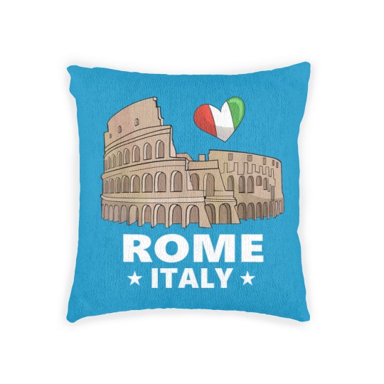 Discover I Love Rome Italy Colosseum Woven Pillows