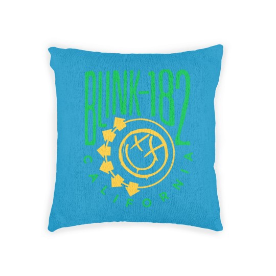 Discover Blink-128 Woven Pillows, Smiley Face Woven Pillows, Rock Show Woven Pillows,