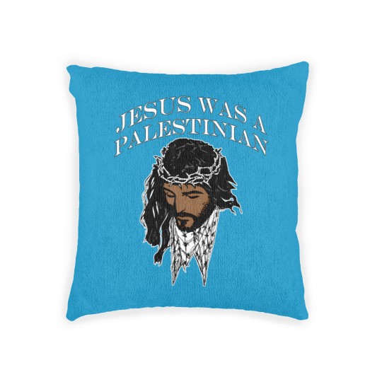 Discover jesus was a palestinian jesus keffiyeh palestine christian t Woven Pillows