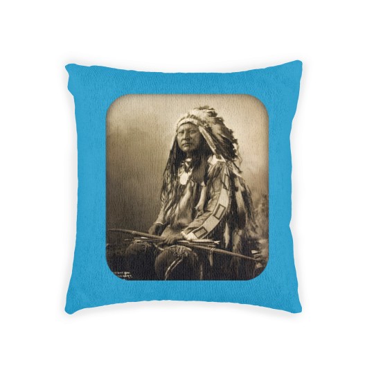Discover Chief Spotted Elk Lakota Sioux Native American Indian - Native American - Woven Pillows