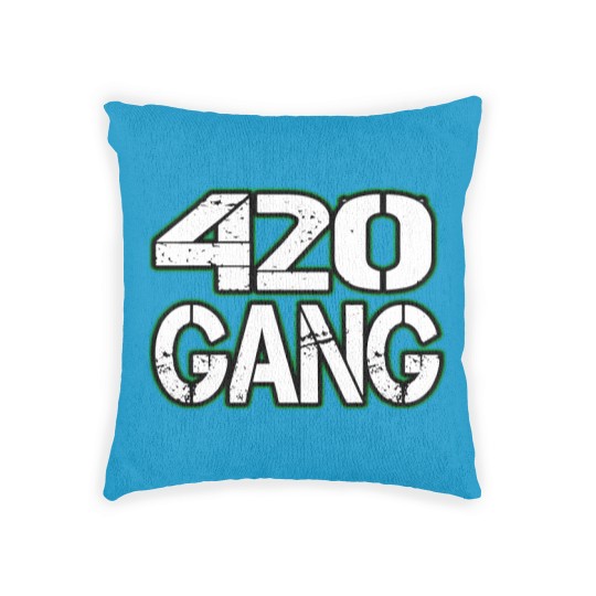 Discover 420 Gang Marijuanaa Gift 420 Gang Marijuanaa Gift Woven Pillows