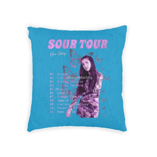Discover Sour Tour concert Classic Woven Pillows