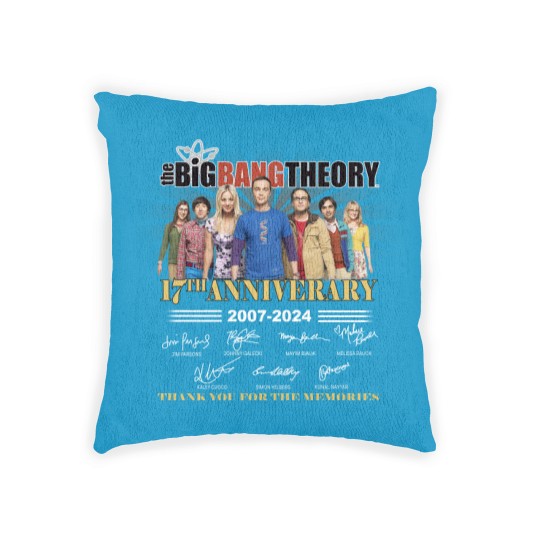 Discover The Big Bang Theory Woven Pillows | The Big Bang Anniversary Woven Pillows