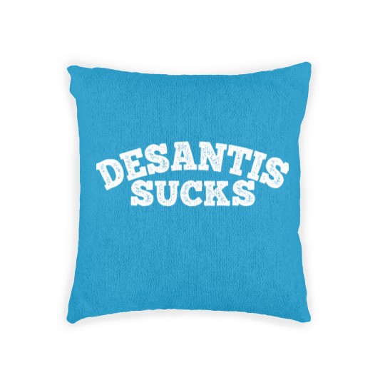 Discover desantis sucks, desantisanti mob, desantis signs antiriot bill antitrump, antitrump memes, funny (1) Woven Pillows