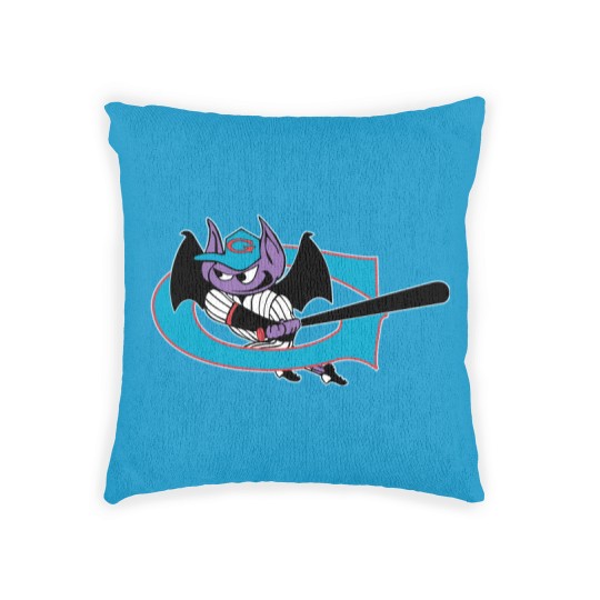 Discover Game of Greensboro Bats Baseball Woven Pillows
