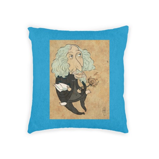 Discover El Caballero de Paris, Heyder Luis Reyes, Backroom Art Woven Pillows