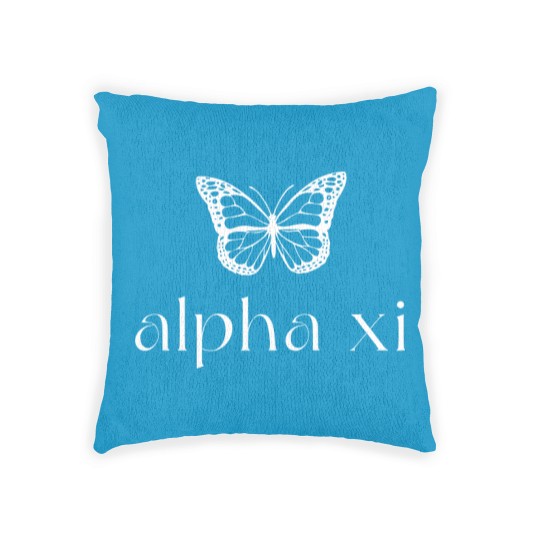 Discover Alpha Xi Delta Butterfly Woven Pillows | Custom sorority merch