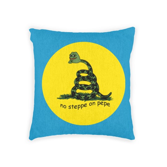Discover No steppe on Pepe No step on snek memes HD HIGH QUALITY ONLINE STORE Woven Pillows