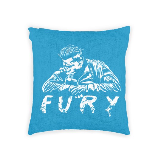 Discover Fury  movie white Woven Pillows