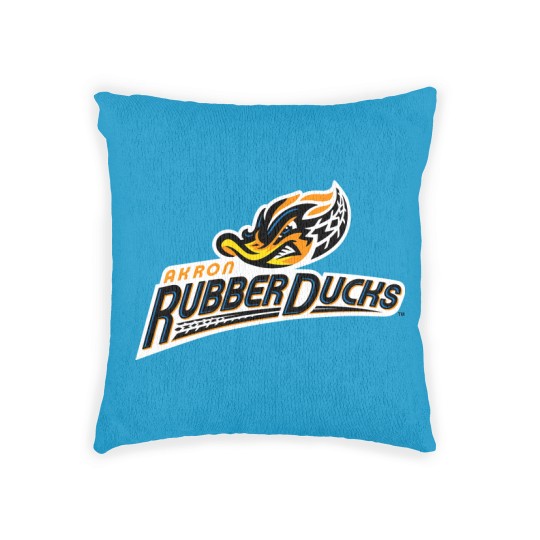 Discover Akron RubberDucks Logo Woven Pillows